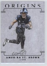 2025 Panini Origins Blank Slate Amon-Ra St. Brown #15 card