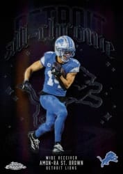 2025 Topps Chrome All Chrome Team Amon-Ra St. Brown #ACT-7 card
