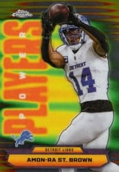 2025 Topps Chrome Power Players Amon-Ra St. Brown #PP-26 card