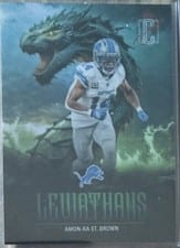 2025 Topps Signature Class Leviathans Amon-Ra St. Brown #L-4 card