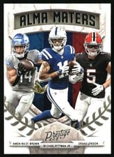 2024 Panini Prestige Alma Maters Amon-Ra St. Brown / Michael Pittman Jr. / Drake London #1 card