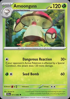 Black Bolt Amoonguss #11 card