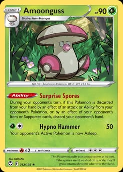Silver Tempest Amoonguss #12 card