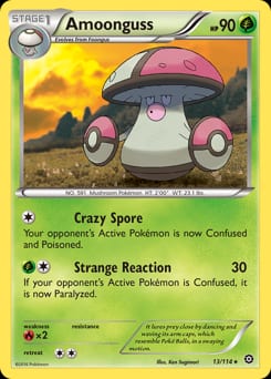 Steam Siege Amoonguss #13 card