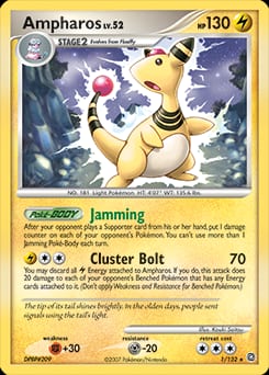 Secret Wonders Ampharos #1 card