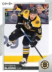 2020-21 O-Pee-Chee Base Set Anders Bjork #441 card