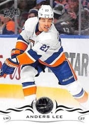 2018-19 Upper Deck Base Set Anders Lee #119 card