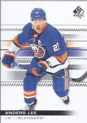 2019-20 SP Authentic Base Set Anders Lee #34 card