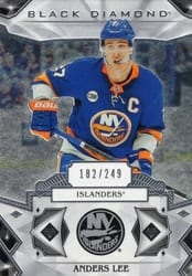 2019-20 Upper Deck Black Diamond Base Set Anders Lee #BDB-AL card