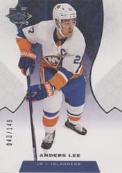2019-20 Upper Deck Ultimate Collection Base Set Anders Lee #53 card