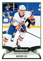 2021-22 Parkhurst Base Set Anders Lee #146 card