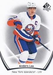 2021-22 SP Authentic Base Set Anders Lee #79 card