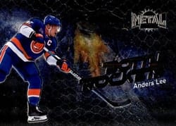 2022-23 SkyBox Metal Universe Bottle Rockets Anders Lee #BR-4 card