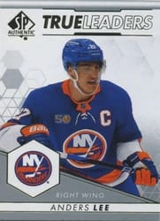 2022-23 SP Authentic True Leaders Anders Lee #TL-24 card