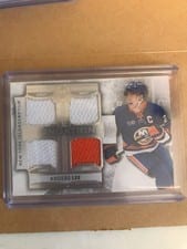 2022-23 Upper Deck The Cup Foundations Quad Jersey Anders Lee #F-AL card