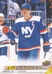 2022-23 Upper Deck UD Canvas Anders Lee #C173 card