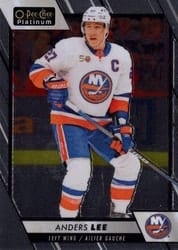 2023-24 O-Pee-Chee Platinum Base Set Anders Lee #72 card