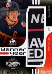 2024-25 SP Game Used 2024 Stadium Series Banner Year Relics Anders Lee #BYSS-LE card