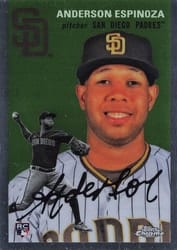2023 Topps Chrome Platinum Anniversary Base Set Anderson Espinoza #12 card