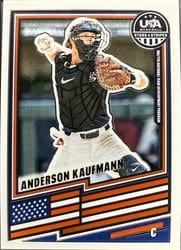 2026 Panini Stars & Stripes Prizm Base Set Anderson Kaufmann #183 card