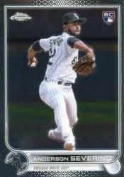2022 Topps Chrome Update Base Set Anderson Severino #USC22 card