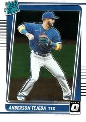 2021 Donruss Optic Base Set Anderson Tejeda #84 card