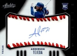 2021 Panini Absolute Base Set Anderson Tejeda #142 card
