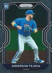 2021 Panini Prizm Base Set Anderson Tejeda #9 card