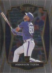 2021 Panini Select Base Set Anderson Tejeda #163 card