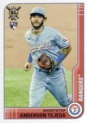 2021 Topps Big League Base Set Anderson Tejeda #76 card