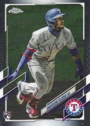 2021 Topps Chrome Base Set Anderson Tejeda #184 card
