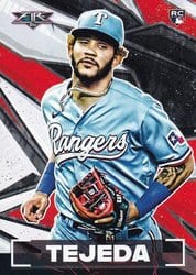 2021 Topps Fire Base Set Anderson Tejeda #93 card