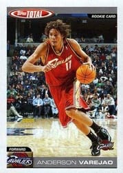 2004-05 Topps Total Base Set Anderson Varejao #341 card