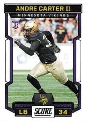 2023 Score Base Set Andre Carter II #375 card
