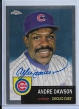 2022 Topps Chrome Platinum Anniversary Autographs Andre Dawson #CPA-AD card