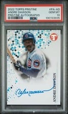 2022 Topps Pristine Autographs Andre Dawson #PA-AD card