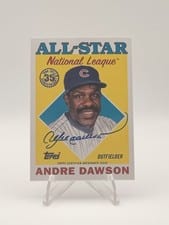 2023 Topps 1988 Topps Baseball All-Star Autographs Andre Dawson #88ASA-AD card