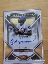 2023 Topps Tier One Talent Autographs Andre Dawson #T1TA-AD card