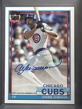 2026 Topps 1991 Topps Autographs Andre Dawson #91A-AD card
