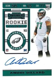2019 Panini Contenders Base Set Andre Dillard #148 card
