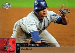2009 Upper Deck Base Set Andre Ethier #201 card