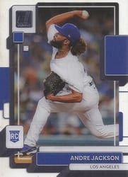 2022 Panini Chronicles Clearly Donruss Andre Jackson #2 card