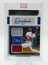 2022 Panini Three and Two Rookie Dual Jersey Autographs Andre Jackson #RDJA-AJ card