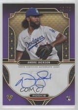 2022 Topps Triple Threads Rookie Autographs Andre Jackson #RA-AJ card