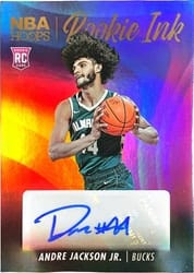 2023-24 Hoops Rookie Ink Andre Jackson Jr. #RI-AJR card