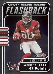 2020 Panini Absolute Fantasy Flashback Andre Johnson #9 card