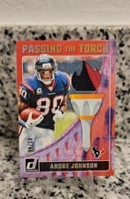 2024 Donruss Passing the Torch Andre Johnson / Tank Dell #PTT-TEX card