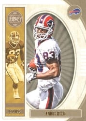 2019 Panini Legacy Base Set Andre Reed #138 card
