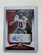 2021 Panini Chronicles Ascension Autographs Andre Rison #ASC-ARI card
