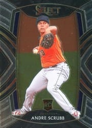2021 Panini Select Base Set Andre Scrubb #217 card